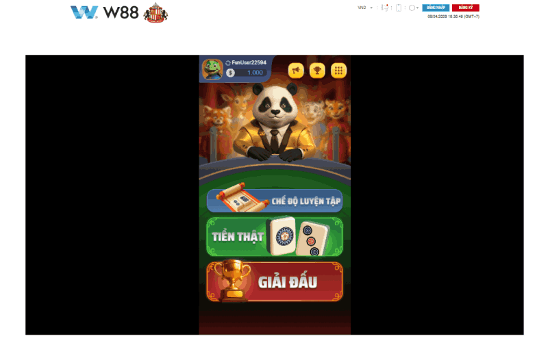 đẩy mạt chược W88